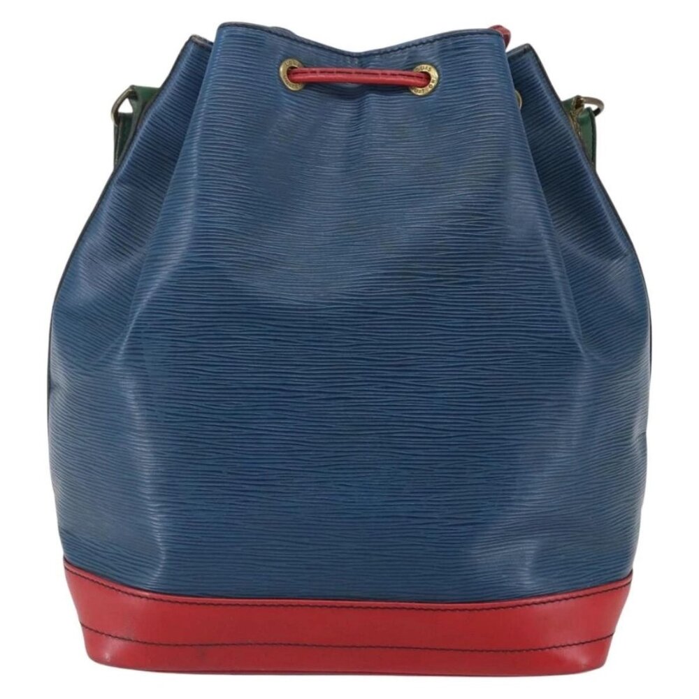 LOUIS VUITTON Epi Tricolor Noe Shoulder Bag Blue Red Green M44082 Auth 143946 - Picture 3 of 16